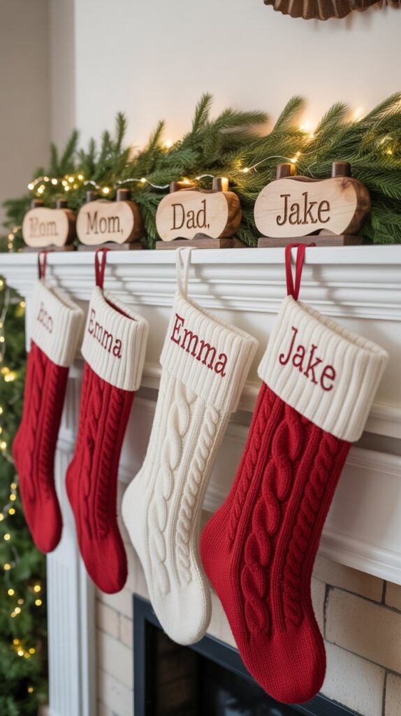 33 Profitable Rustic Christmas Wood Crafts for 2025 19 Wooden Christmas Stocking Holders