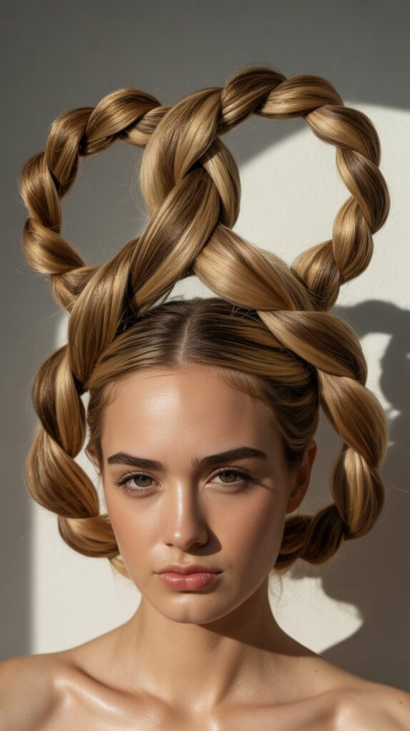 27 Elegant Greasy Hair Updo Hairstyles 26 The Pretzel Bun