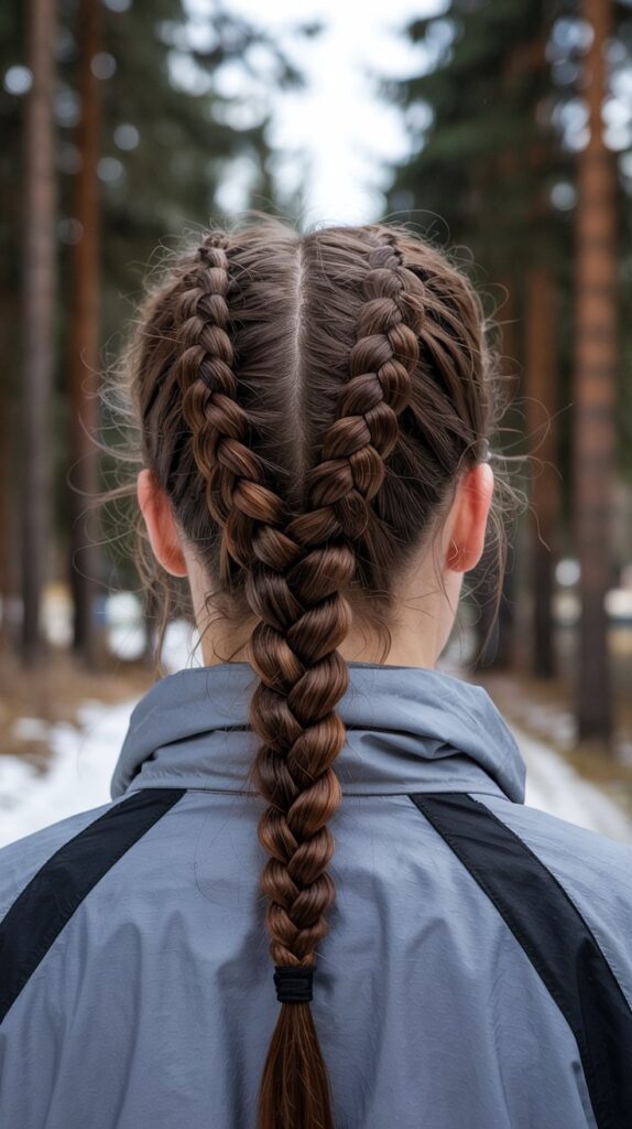 33 Easy Winter Hair Braids You'll Love 26 Reverse French Braid (Dutch Braid Variant)