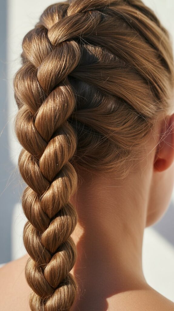 33 Adorable Kids' Hair Ideas That Keep Hair Out of the Face 18 Rope Braid Ponytail