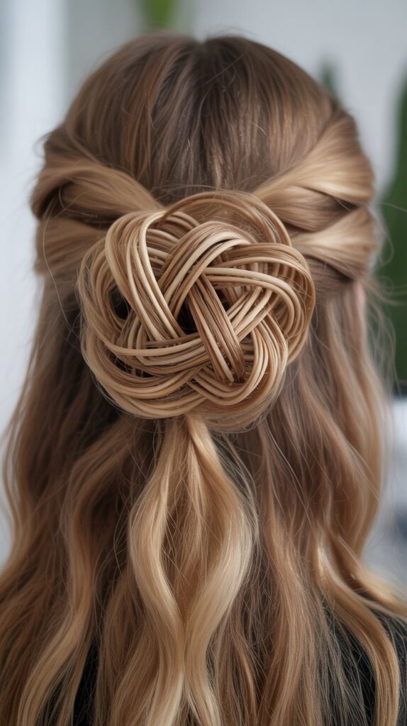 33 Adorable Kids' Hair Ideas That Keep Hair Out of the Face 30 Knotted Half-Up