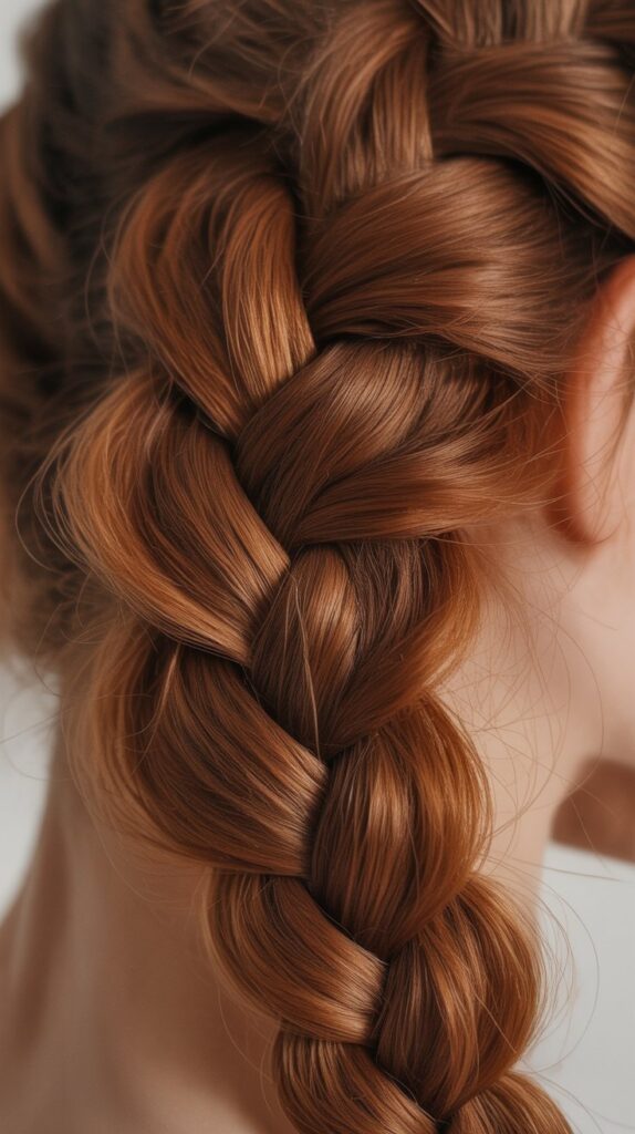 30 Braided Greasy Hair Hairstyles to Try 22 Four-Strand Braid