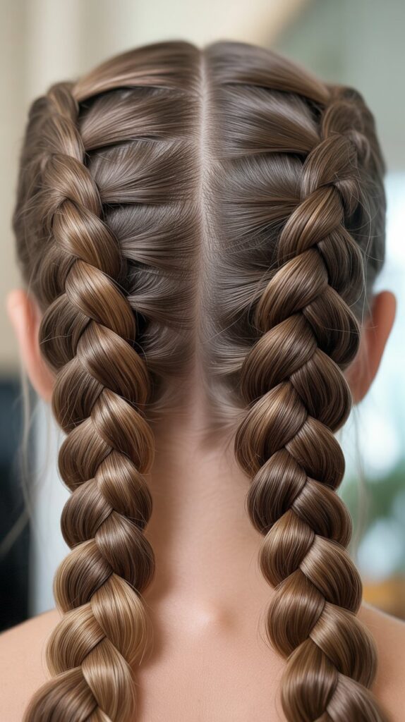 Dutch Braids (Inverted Braids)