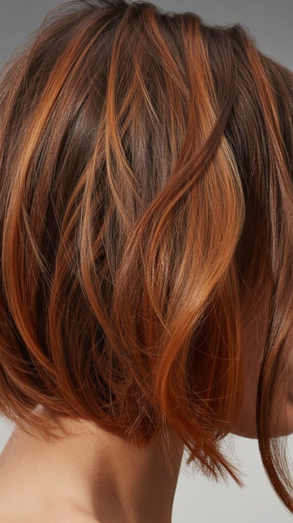 Best 27+ Choppy Bob Haircuts for Thick Hair 24 Choppy Bob with Dimensional Color