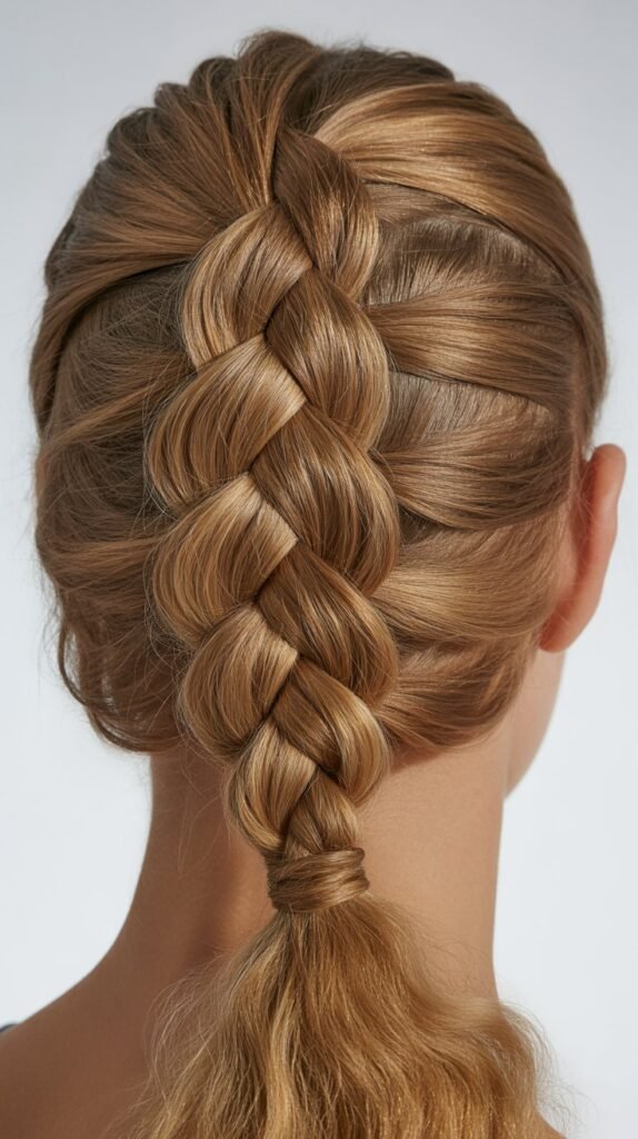 Infinity Braid Ponytail