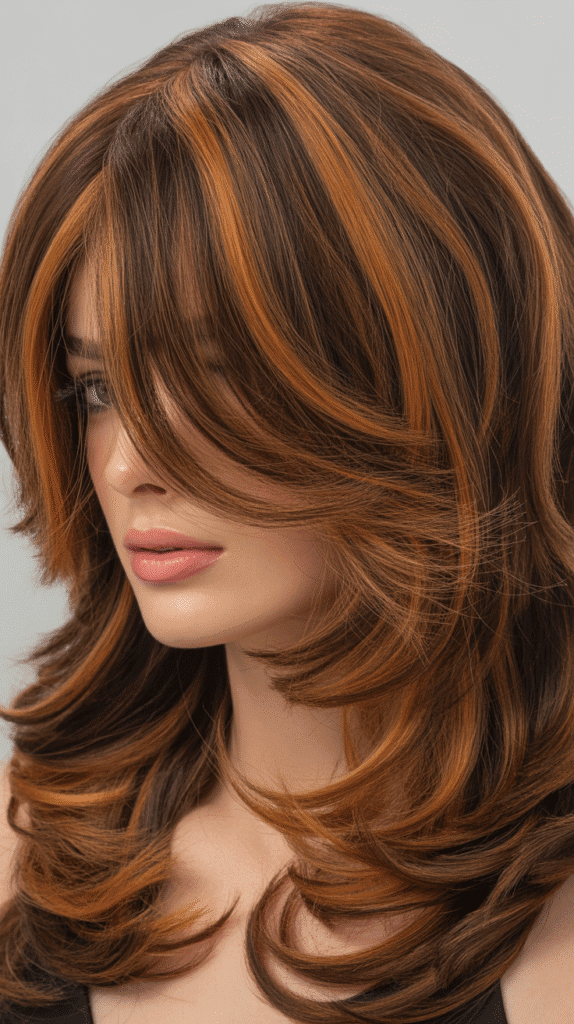 25 Beautiful Brown Wig with Caramel Highlights 24 Brown Wig with Caramel Highlights and Layers