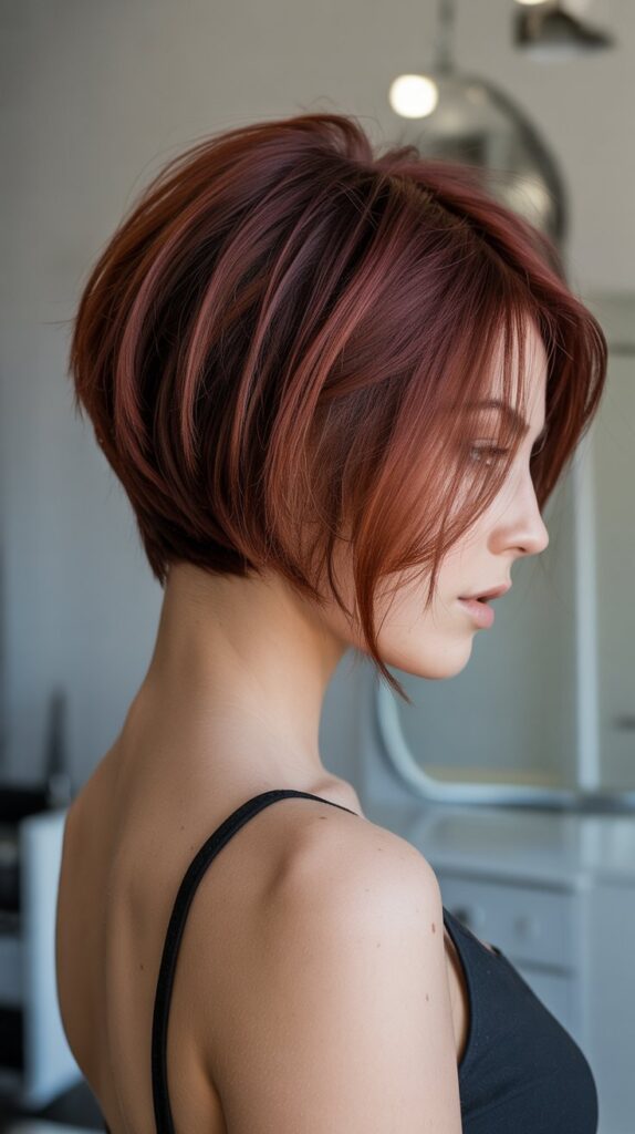 27 Stunning Choppy Bob Haircuts for Thick Hair 16 Choppy Inverted Bob