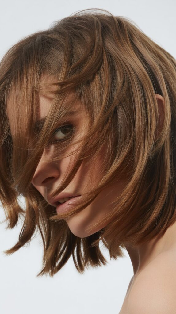 Best 27+ Choppy Bob Haircuts for Thick Hair 2 Layered Choppy Bob for Maximum Volume