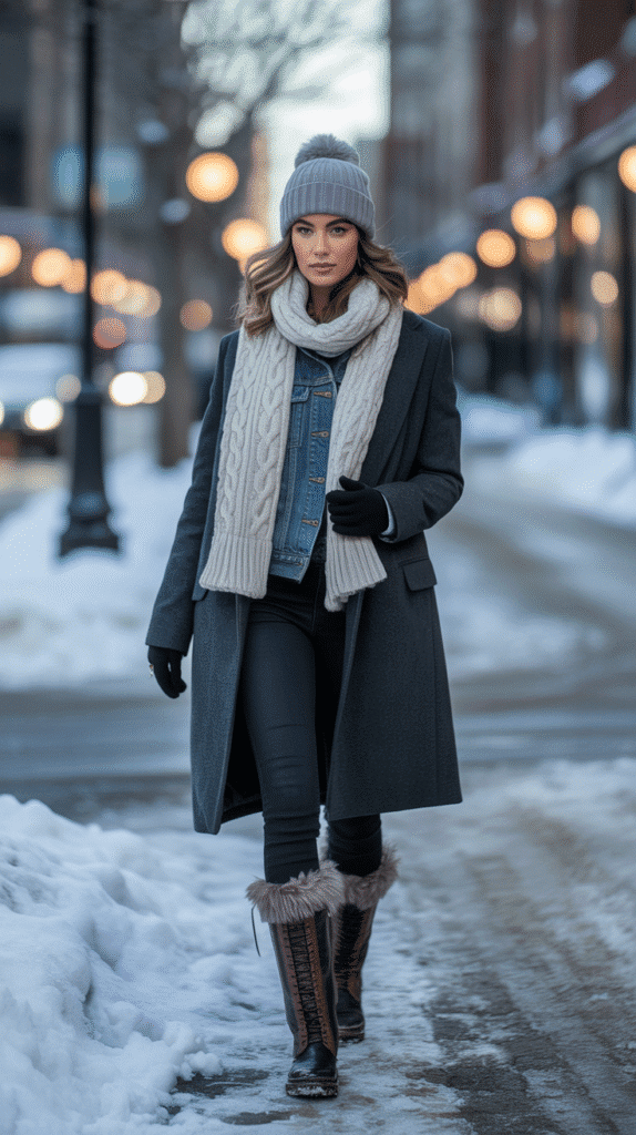 Layered Outerwear Look