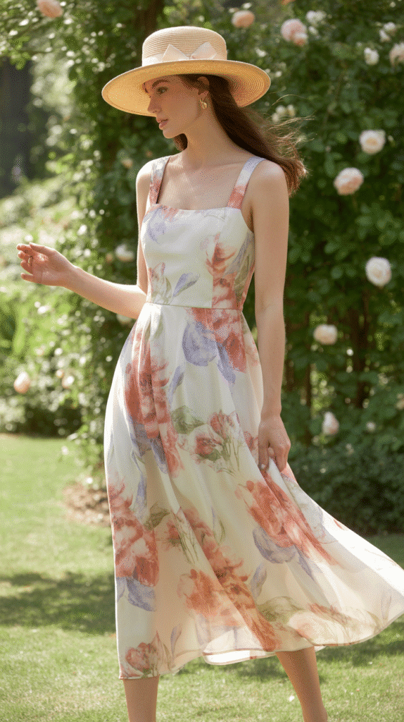 36 Cute Self Care Sunday Dress to Impress No-VIP Styles 10 Garden Party Grace