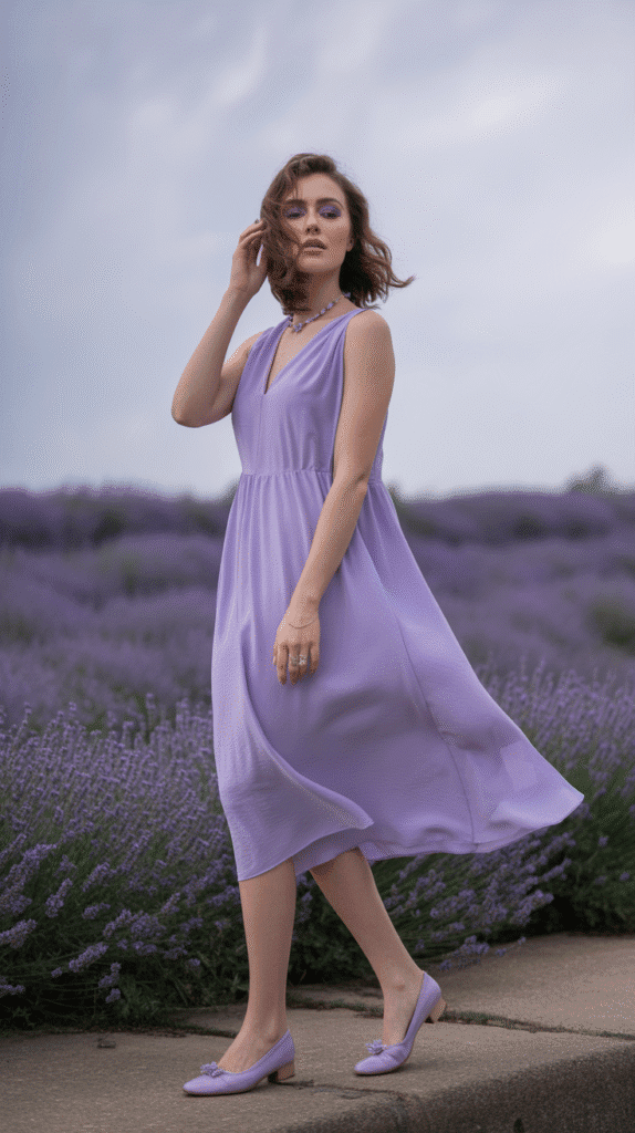 36 Cute Self Care Sunday Dress to Impress No-VIP Styles 4 Lavender Dreams Outfit