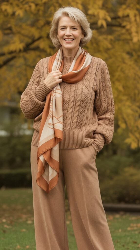 Coordinated Knitwear Set