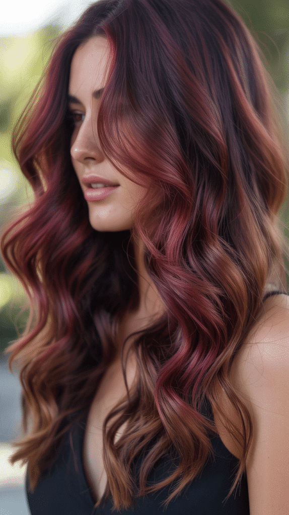 30+ Stunning Burgundy Hair Color Ideas That Will Turn Heads 2 Burgundy Balayage
