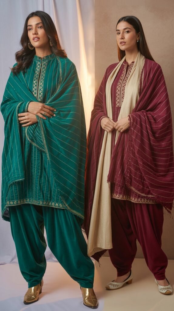 Thermal-Lined Patiala Suit