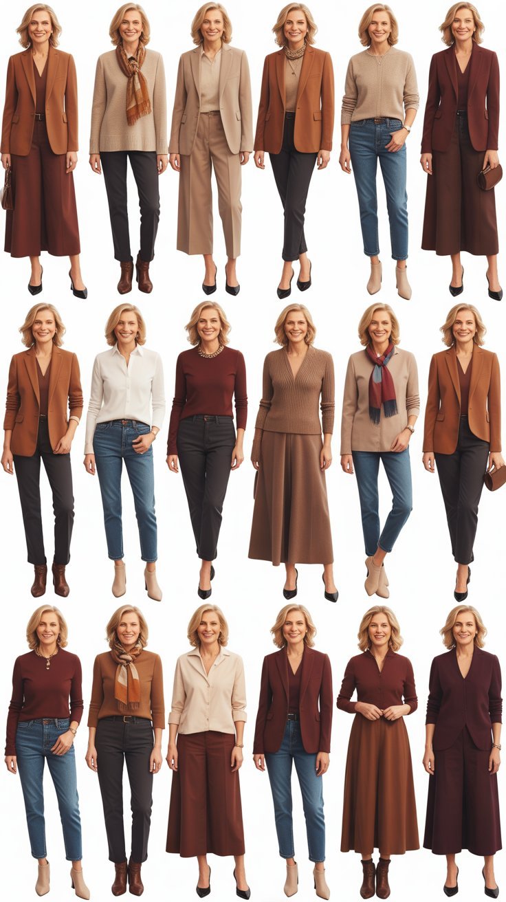 33 Classy Casual Fall Outfits for Women Over 50