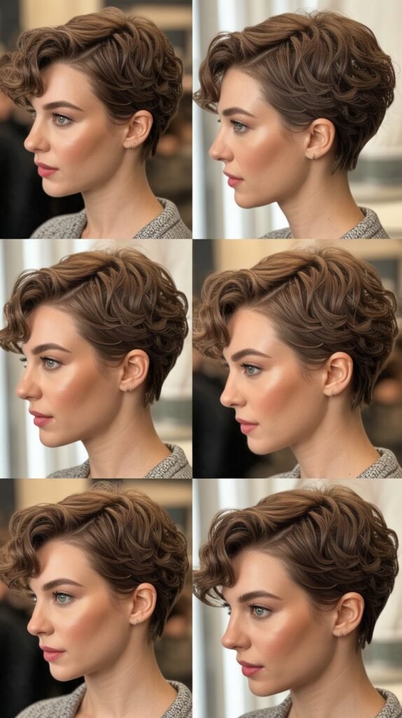 . Tousled Pixie with Vintage Cat-Eye Frames