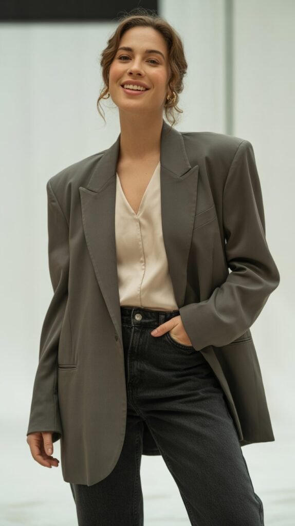 Oversized Blazer as Statement Piece
