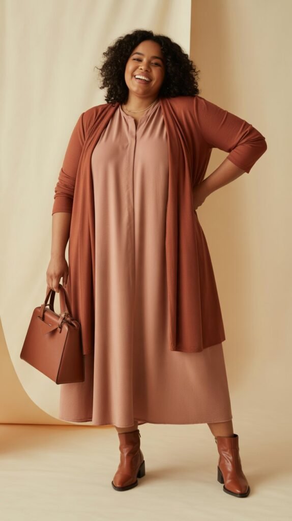 Monochromatic Earth Tone Outfit