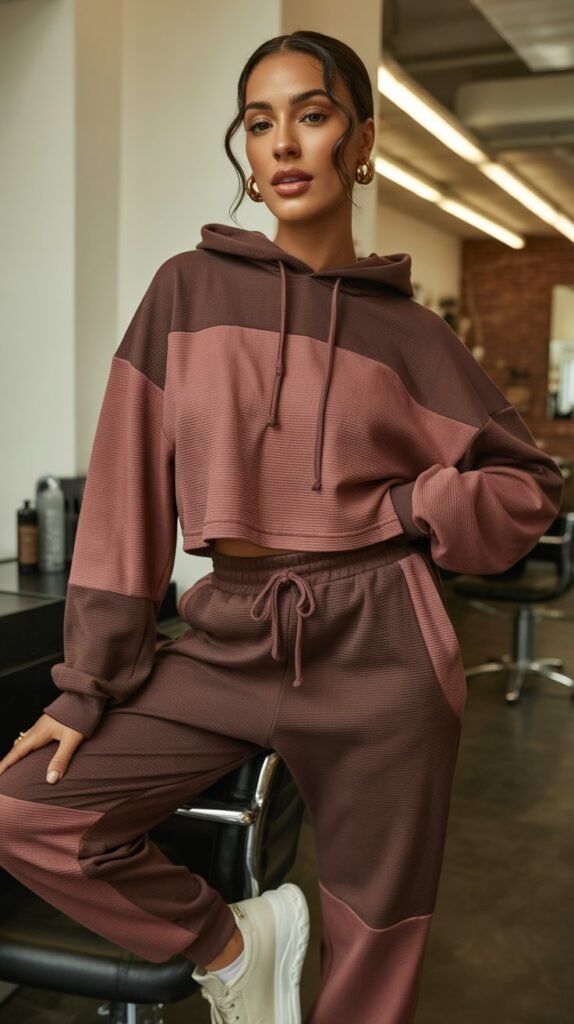 Matching Lounge Set in Rich Tones