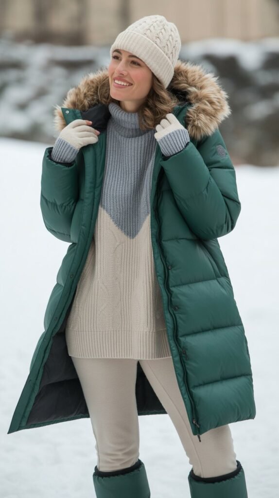 Thermal Layers with Fashion Outerwear