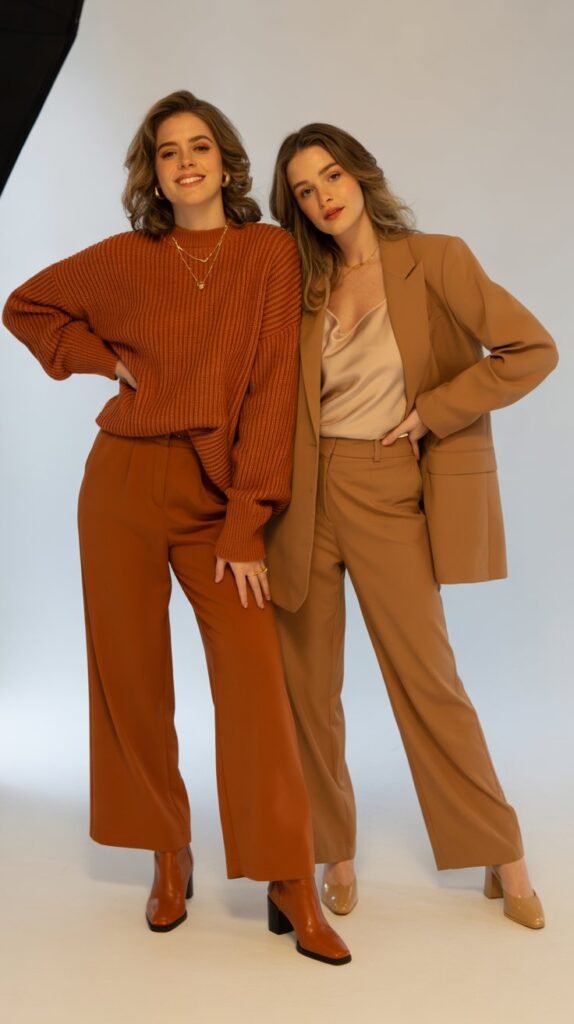 Matching Sets in Fall Tones
