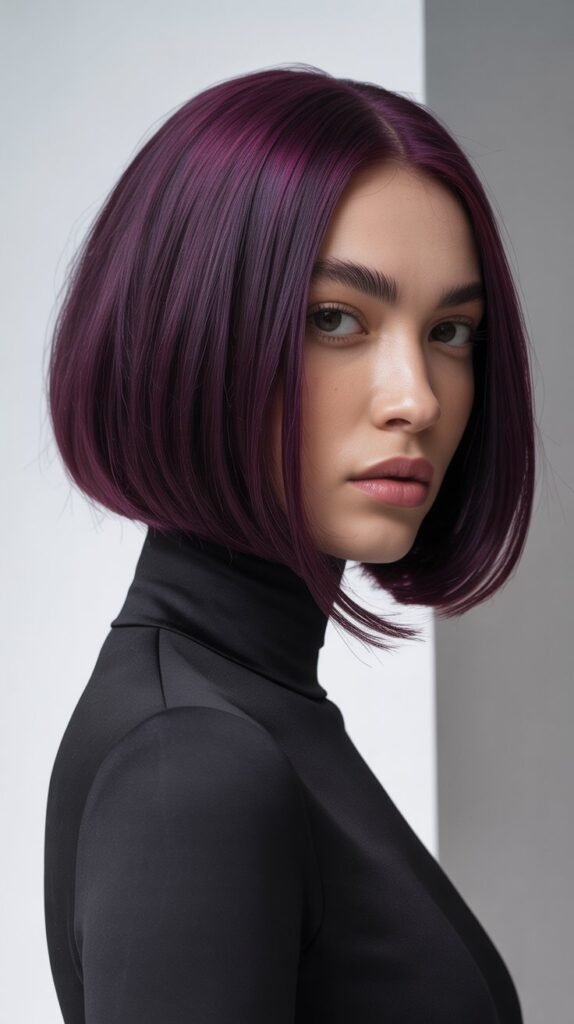 Deep Plum Purple