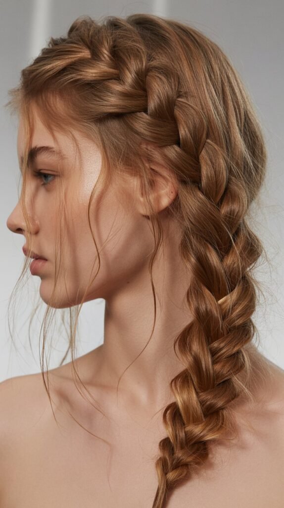 Messy Side Braid