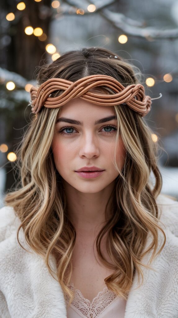 33 Easy Winter Hair Braids You'll Love 32 Twisted Crown Braid