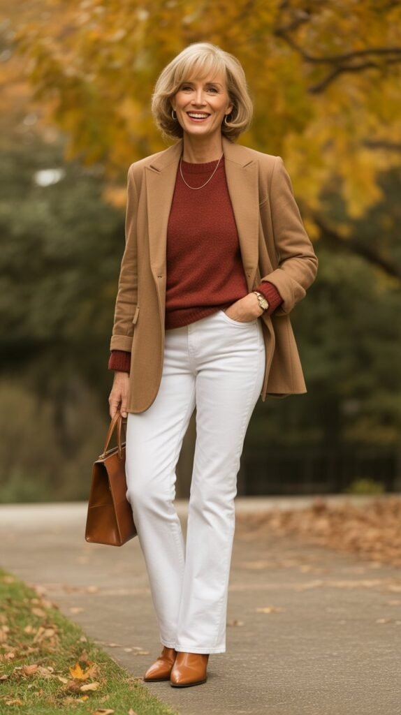 White Jeans for Extended Fall