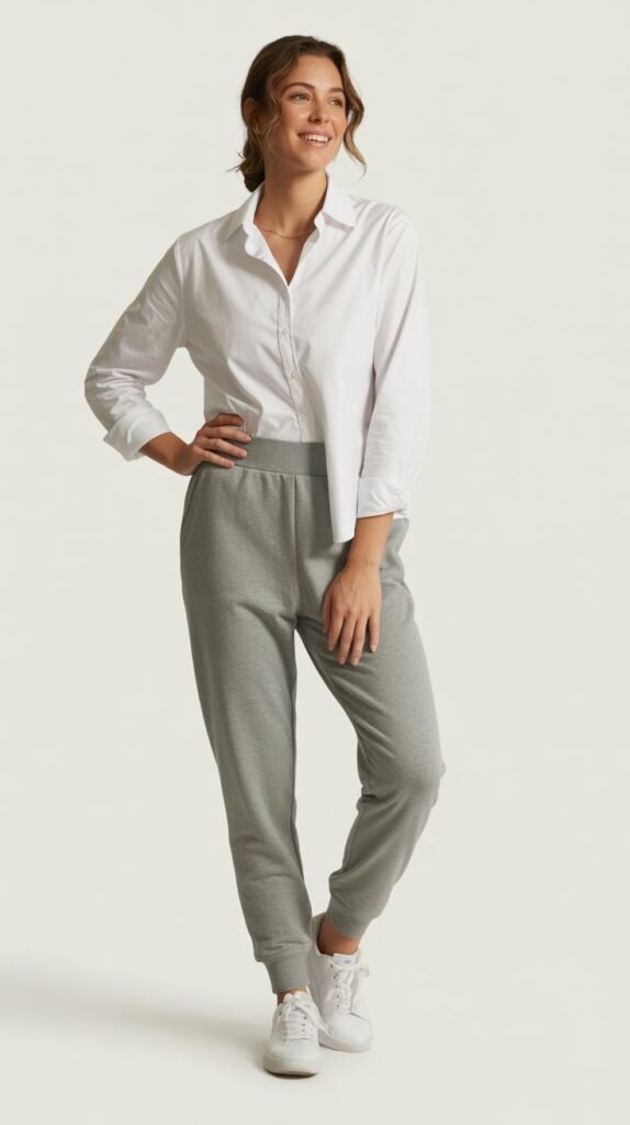 Button-Down Shirt and Joggers