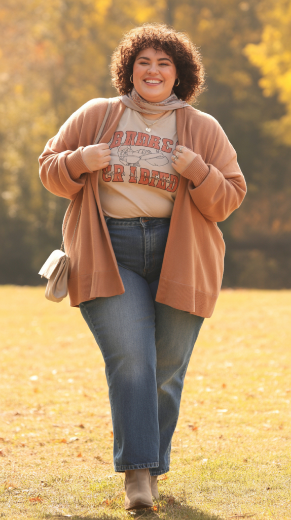 Graphic Tee Layering