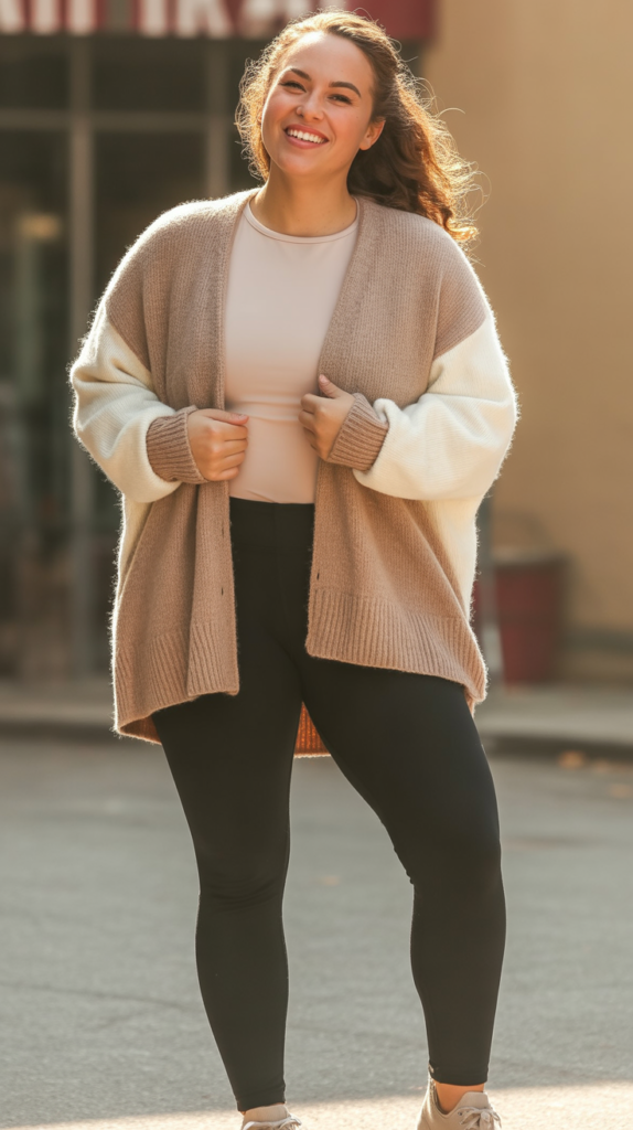 Cardigan Set with Leggings