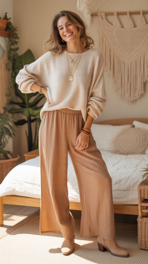 Boho-Inspired Flowing Separates