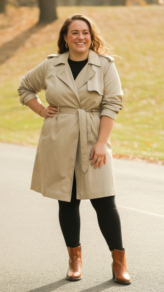 Button-Down Shirt and Leggings
