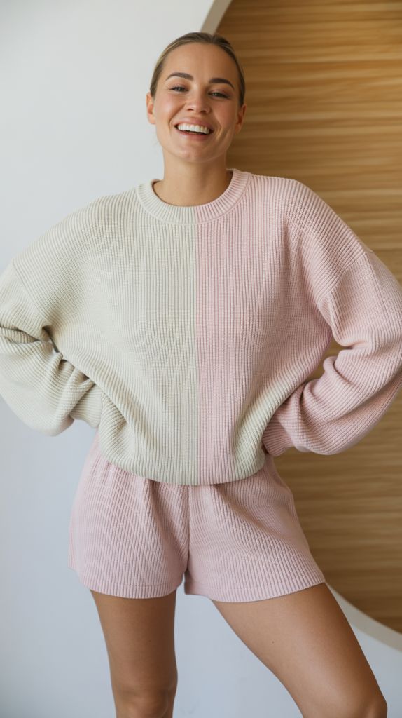 Wide-Leg Linen Pants with Cropped Tank