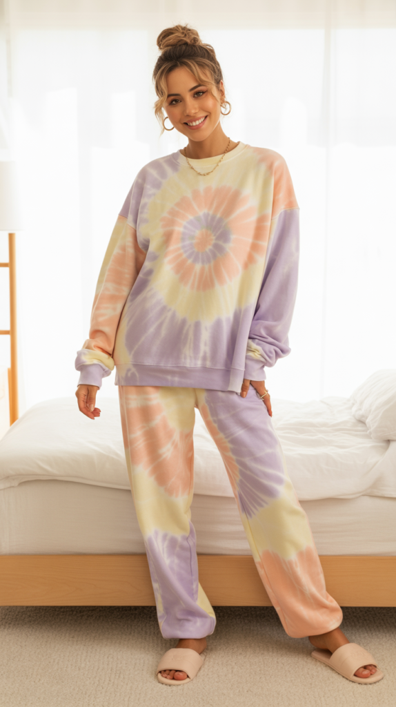 Tie-Dye or Bleach-Dye Loungewear