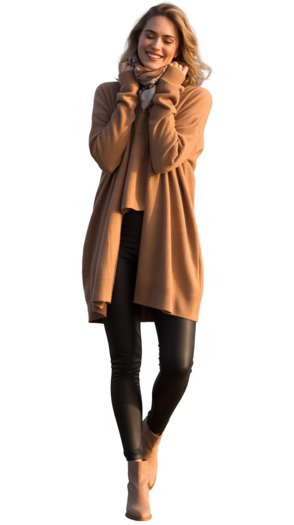  Longline Cardigan and Leggings