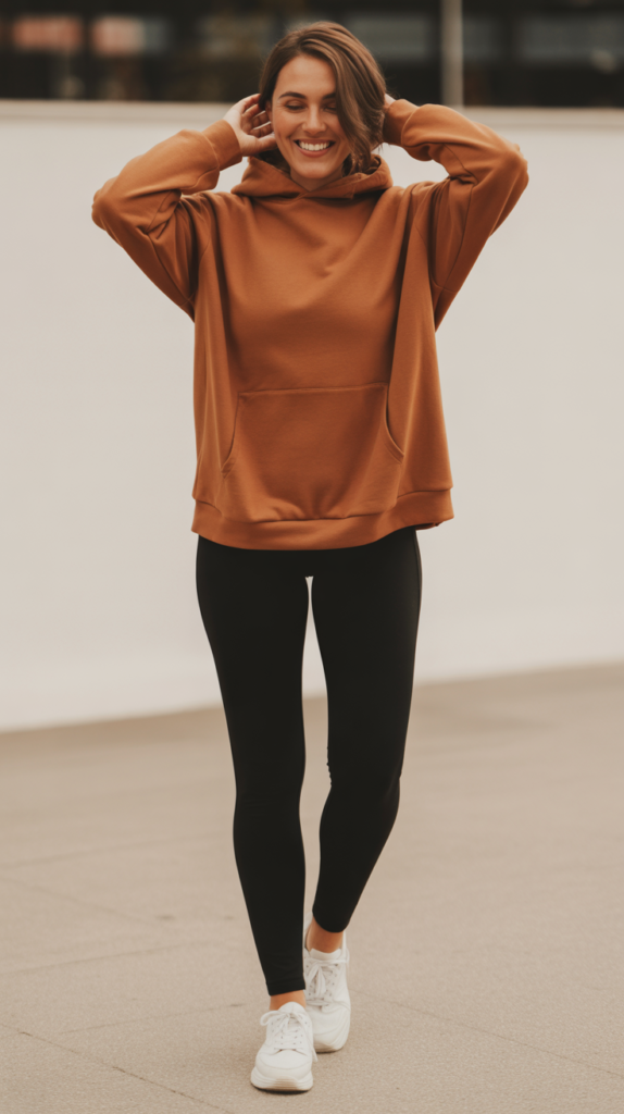 Hoodie and Leggings Athleisure Look