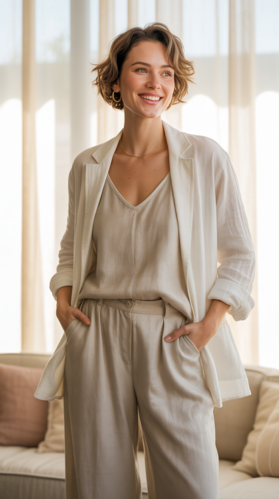 The Linen Layers Look