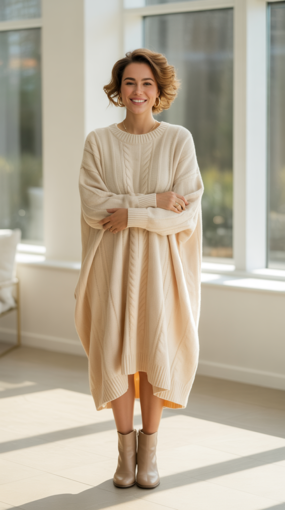 The Cozy Knit Dress Moment