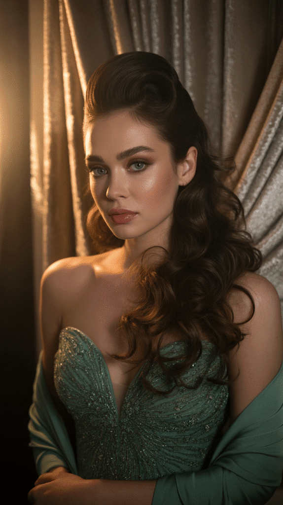 27+ Easy Wedding Guest Hairstyles for Long Hair 12 Voluminous Half-Up Half-Down