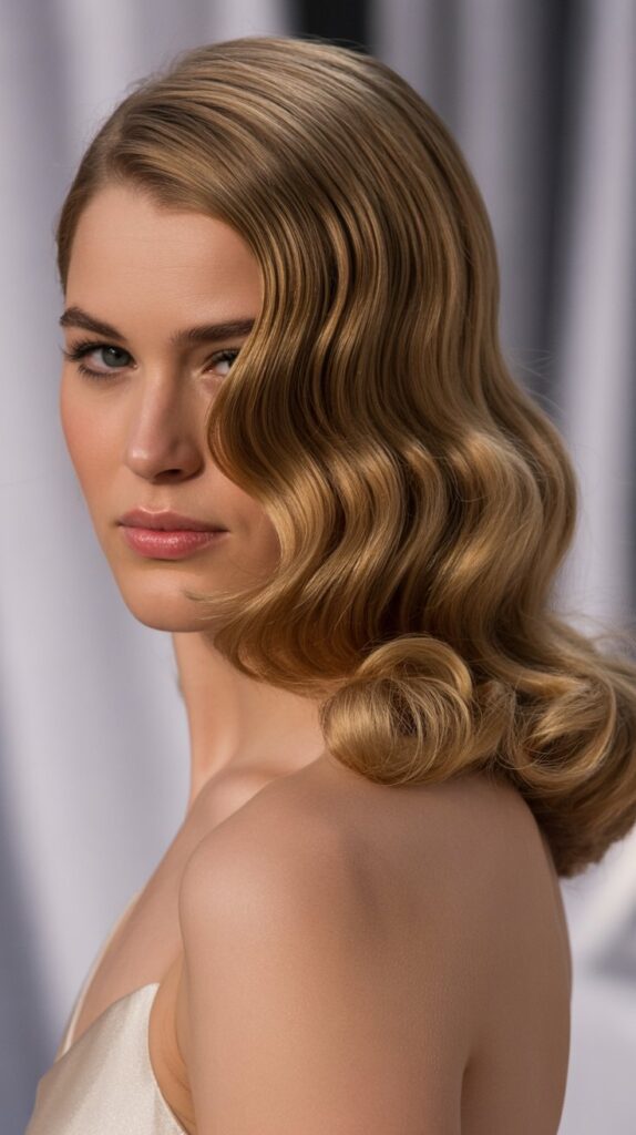 30 Cute Simple Hairstyles You Can Do in Under 5 Minutes 18 . The Side Swept Waves