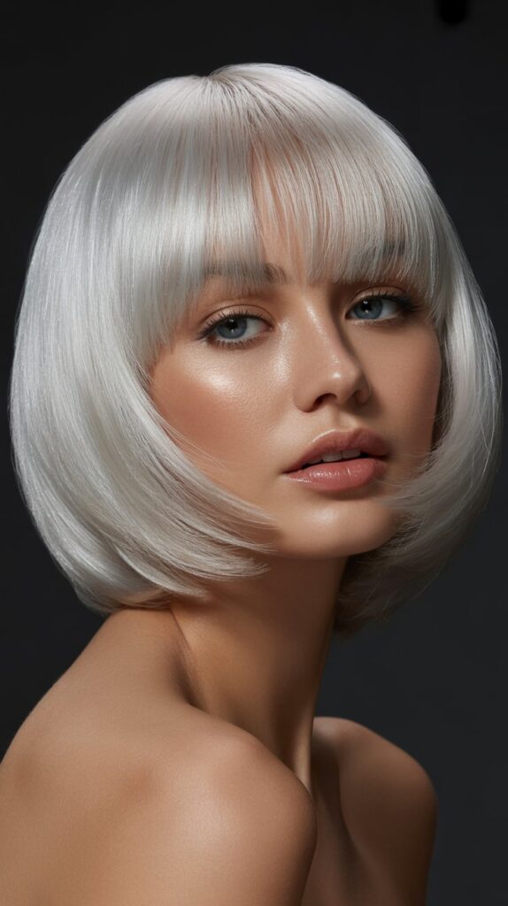 27 Stunning Bob Haircuts for Fine Hair 2025 4 The Glass Bob