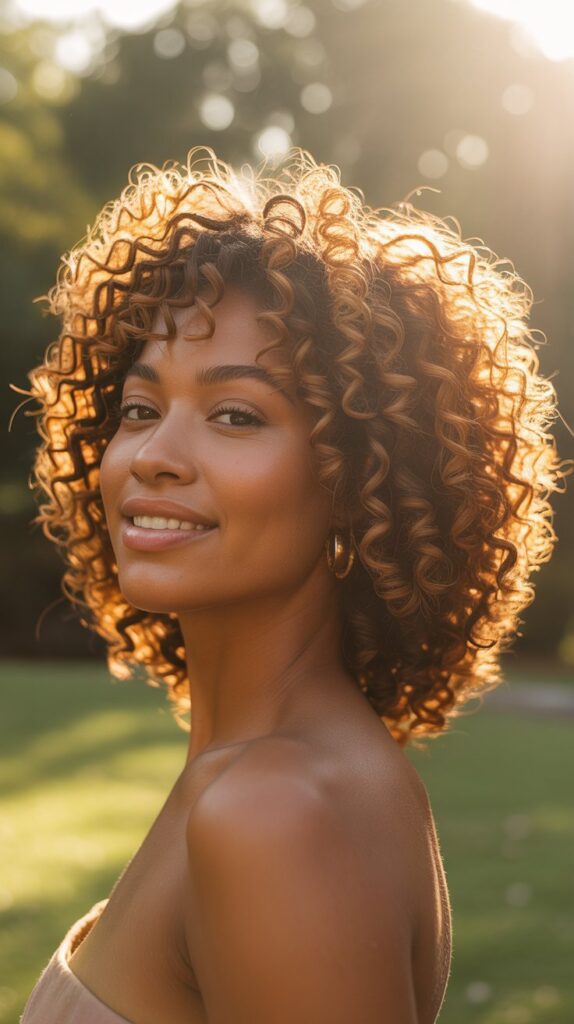 30 Best 3C 4A Hairstyles for Short Hair You'll Love 22 Bantu Knot Out