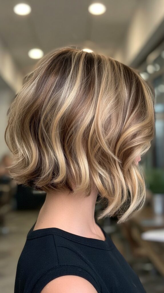 27 Stunning Choppy Bob Haircuts for Thick Hair 19 Textured Choppy Bob with Highlights