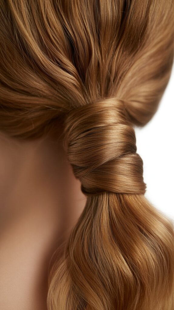 33 Adorable Kids' Hair Ideas That Keep Hair Out of the Face 31 Wrapped Ponytail