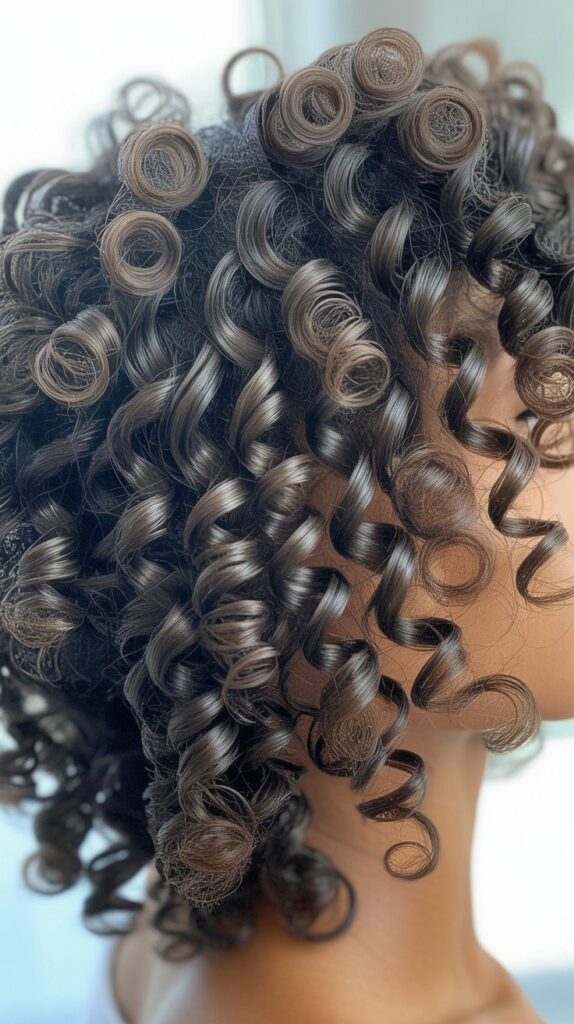 30 Best 3C 4A Hairstyles for Short Hair You'll Love 29 Defined Coil Out