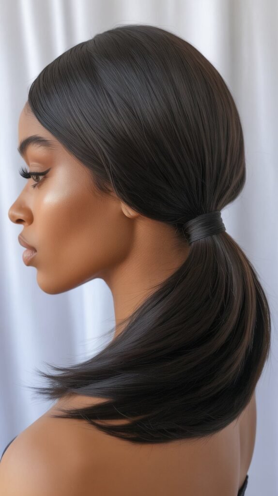  Sleek Low Ponytail Wig