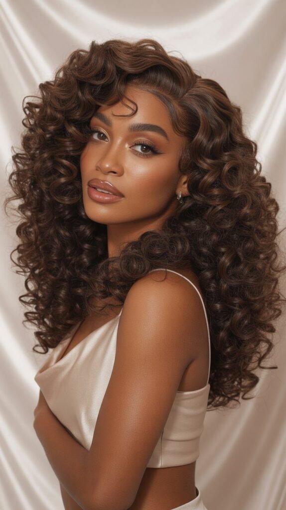 Curly Half Wig