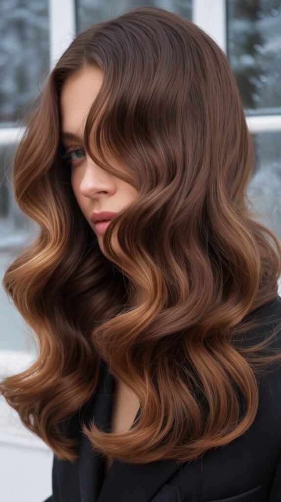Honey Brunette Highlights